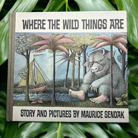 WHERE THE WILD THINGS ARE by Maurice Sendak  1974 HC 2nd EDITION - Picture 2 of 14